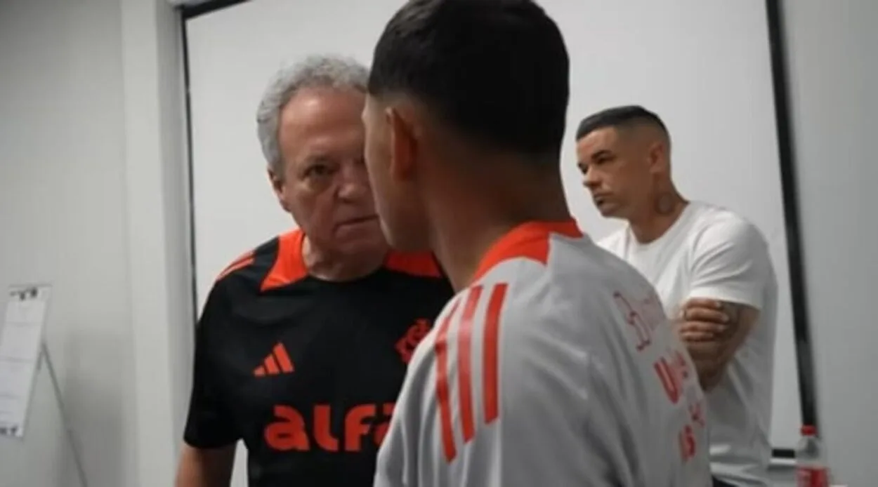Como Aguirre reagiu à cena que viralizou no primeiro encontro com Abel no Inter Inter em casa