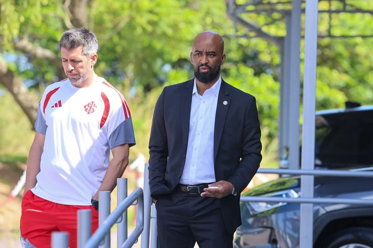 Paulo Pezzolano e Fabinho no Inter