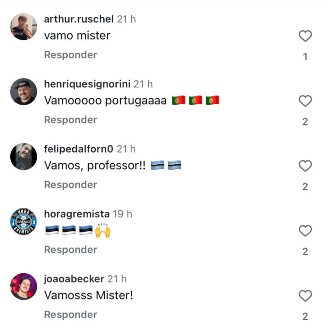 Luís Castro recebe apoio da torcida do Grêmio antes da estreia no Brasileirão: "Estamos contigo"