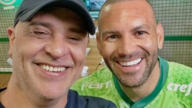 Marcos publica despedida após Weverton deixar o Palmeiras: "Fico triste, mas entendo" Marcos e Weverton