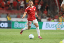 Bruno Gomes elogia desempenho do Inter na derrota para o Palmeiras: "Foi no detalhe" Bruno Gomes pelo Inter