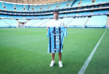 Grêmio divulga vídeo de gol de Nardoni em exercício de finalizações; assista Nardoni pelo Grêmio