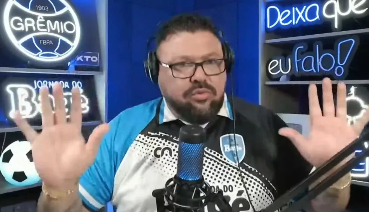 Alex Bagé, gremista e jornalista esportivo comenta jogo do Grêmio após empate 0x0 contra o Ceará