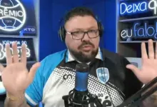 Alex Bagé, gremista e jornalista esportivo comenta jogo do Grêmio após empate 0x0 contra o Ceará