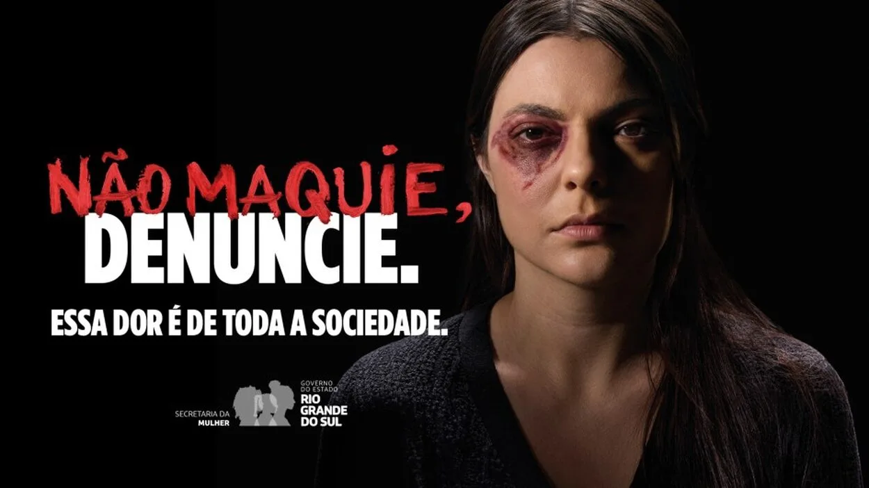 Campanha contra a violência contra a mulher
