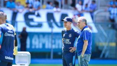 Luís Castro com o Grêmio