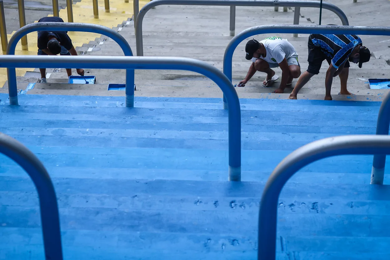 Grêmio pinta