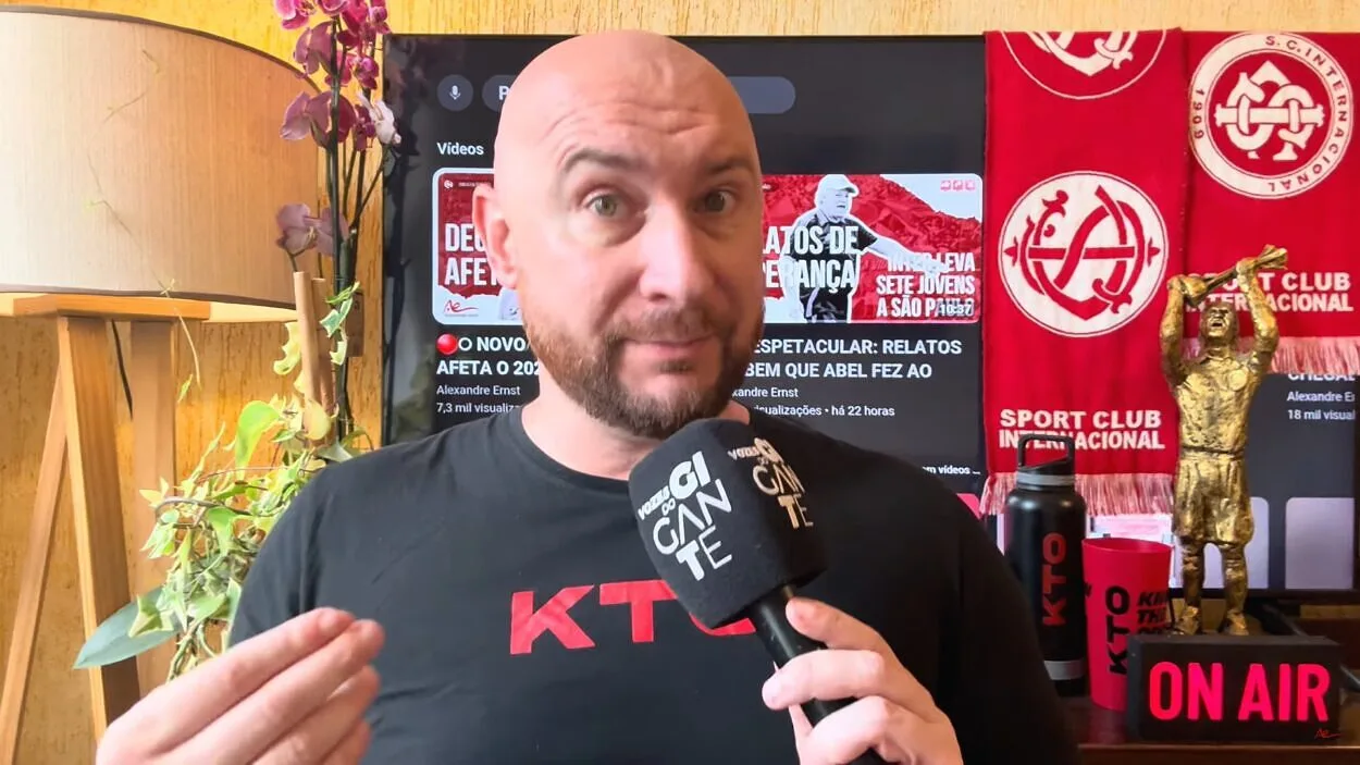 Alexandre Ernst, jornalista torcedor do Inter