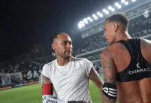 Alan Patrick junto com Neymar