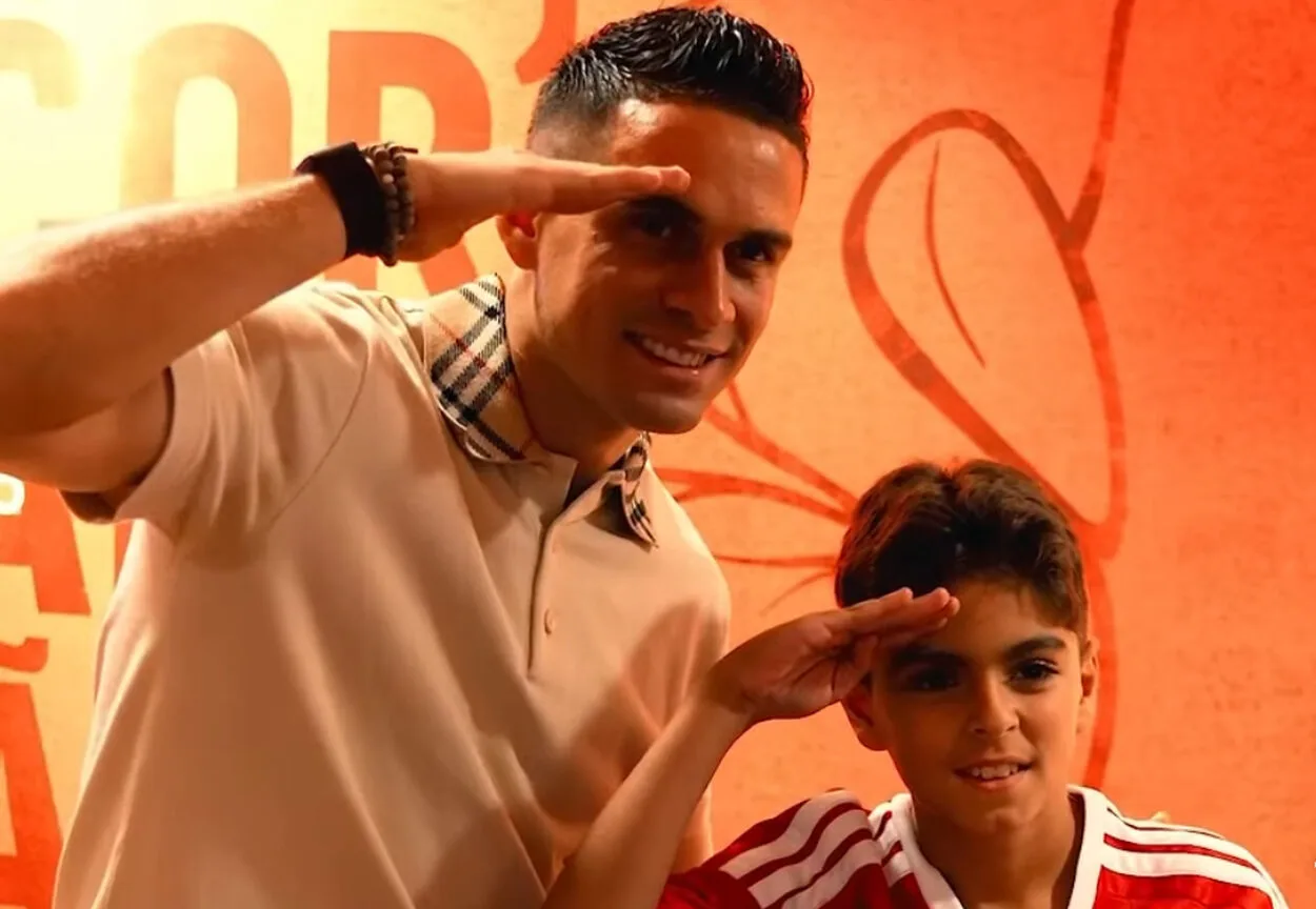 Borré com torcedor do Inter