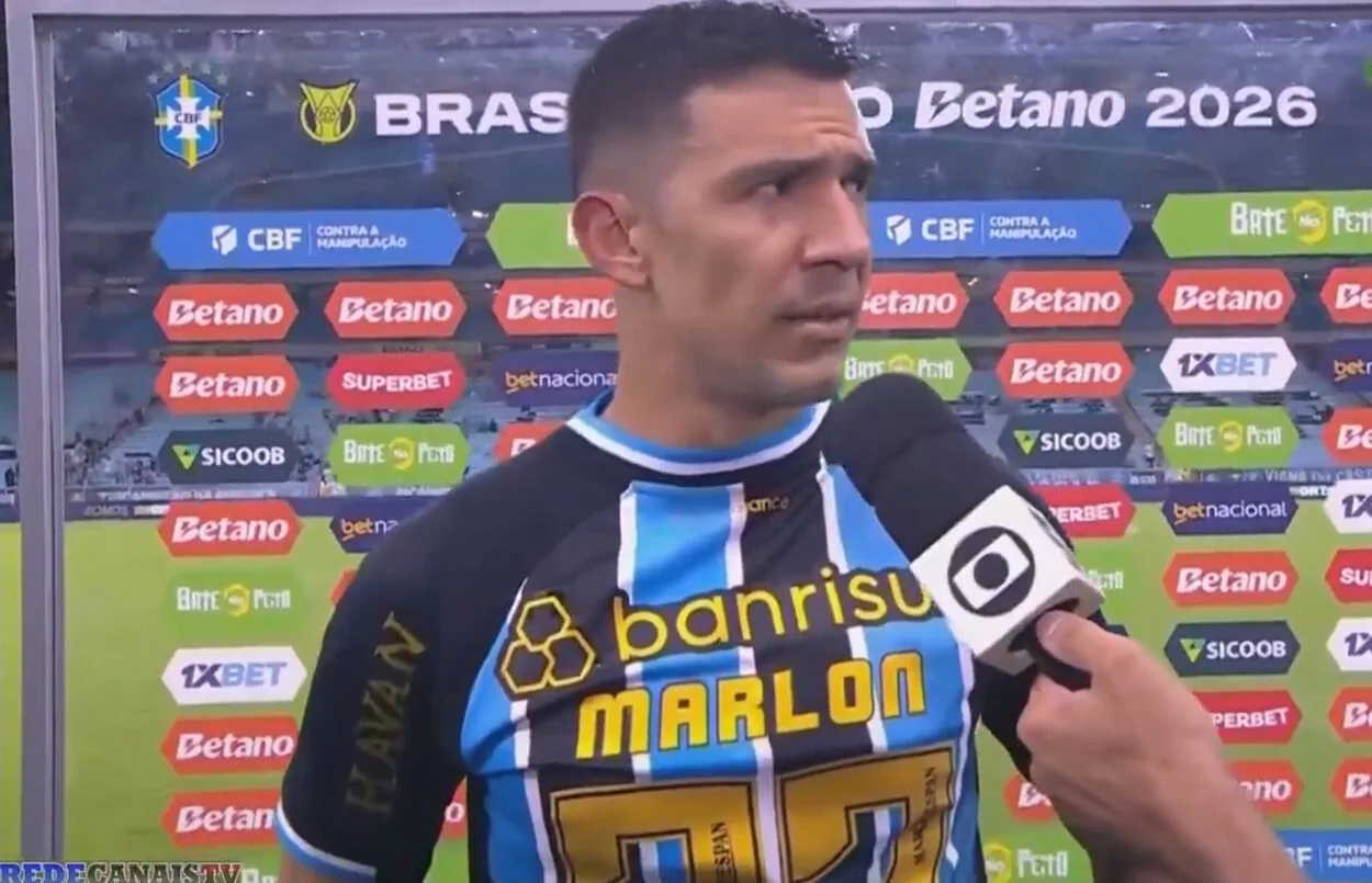 Balbuena com a camisa de Marlon no Grêmio