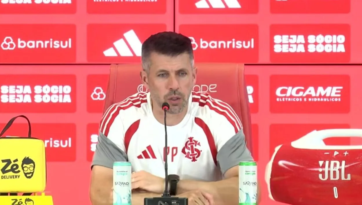 Pezzolano admite estar "um pouco mais tranquilo" com as duas vitórias seguidas do Inter Paulo Pezzolano no comando do Inter