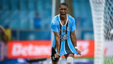 Tetê fez gol pelo Grêmio