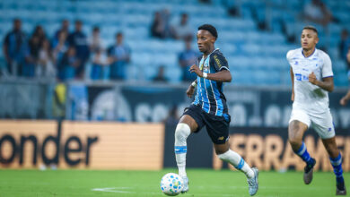 Gabriel Mec e mais: jogadores do Grêmio se manifestam após vitória na Copa do Brasil Gabriel Mec no Grêmio