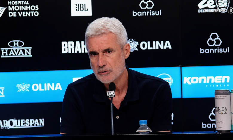 Luís Castro, treinador do Grêmio