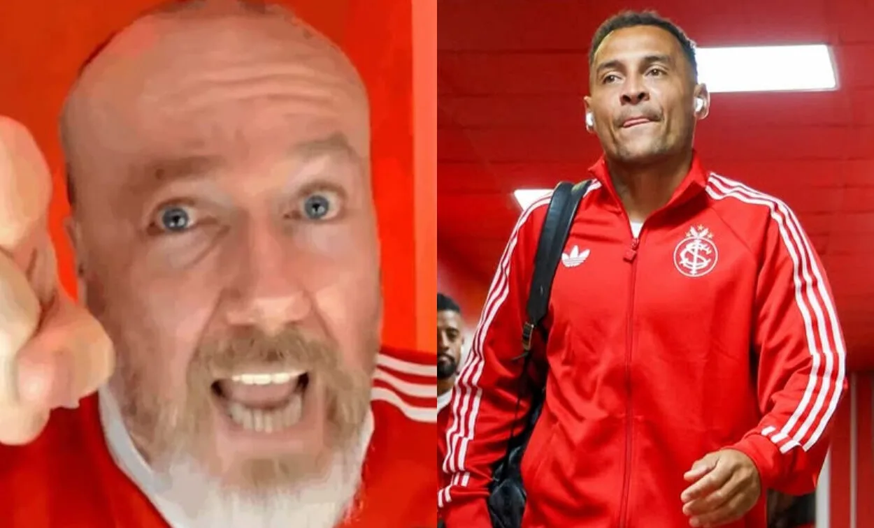 Baldasso e Alan Patrick no Inter