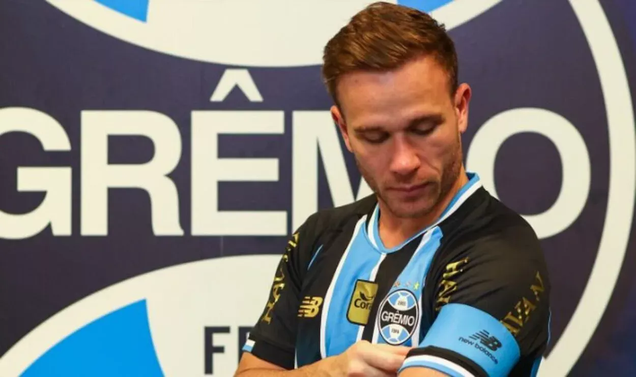 Arthur com Grêmio