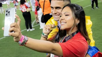 Anita Caicedo com Borré