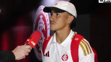 Bernabei elogia Alerrandro e aponta o segredo da sua fase artilheira pelo Inter Bernabei em entrevista para a TV Inter