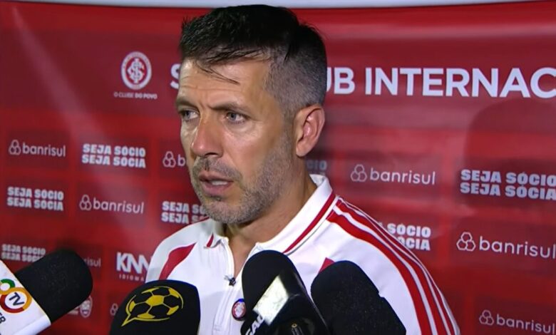 Paulo Pezzolano, treinador do Inter, campeão da Recopa Gaúcha