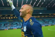 Acompanhe ao vivo e com imagens a coletiva de hoje de Weverton após a convocação Weverton pelo Grêmio