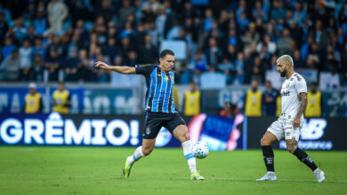 Gabigol protagoniza belo gesto com torcedor do Grêmio antes de partida na Arena Gabigol e Grêmio