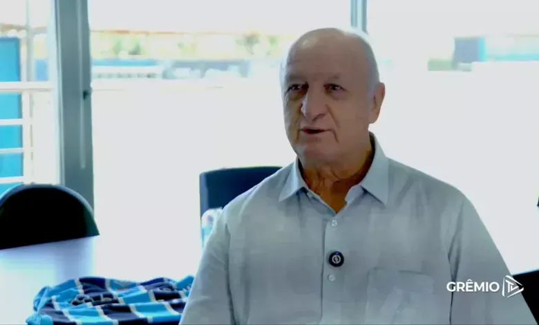 Felipão, coordenador técnico do Grêmio - 2025 Foto: YouTube/Grêmio TV