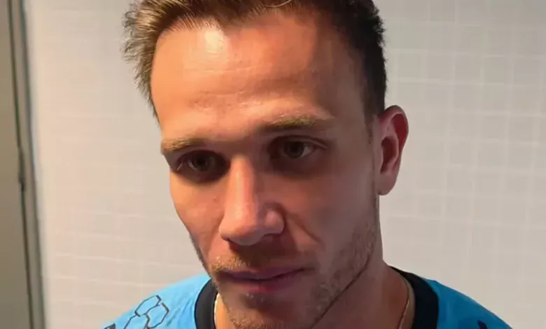 Arthur em entrevista pós-jogo