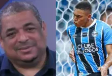 Carlos Vinícius e Vampeta no Grêmio