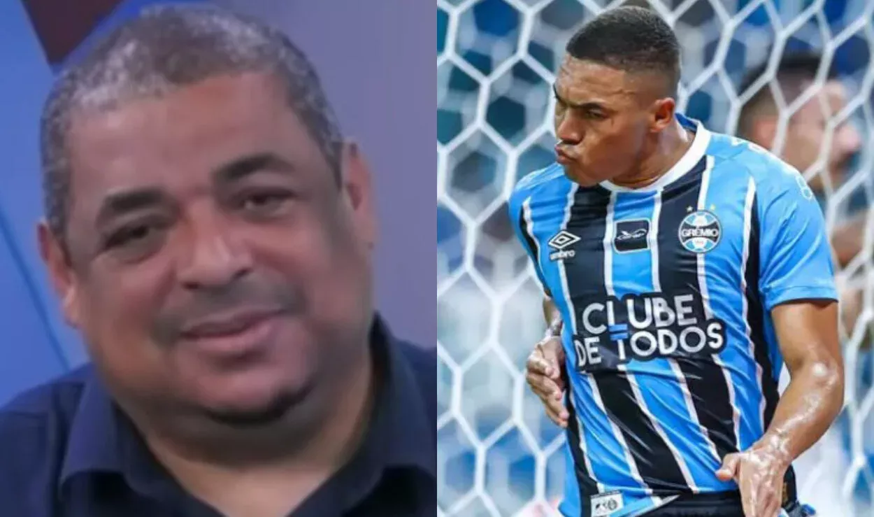 Carlos Vinícius e Vampeta no Grêmio