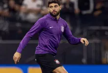 Yuri Alberto, jogador do Corinthians em partida contra Inter