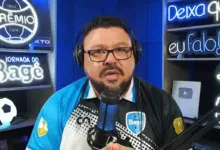 Alex Bagé, jornalista e torcedor do Grêmio.