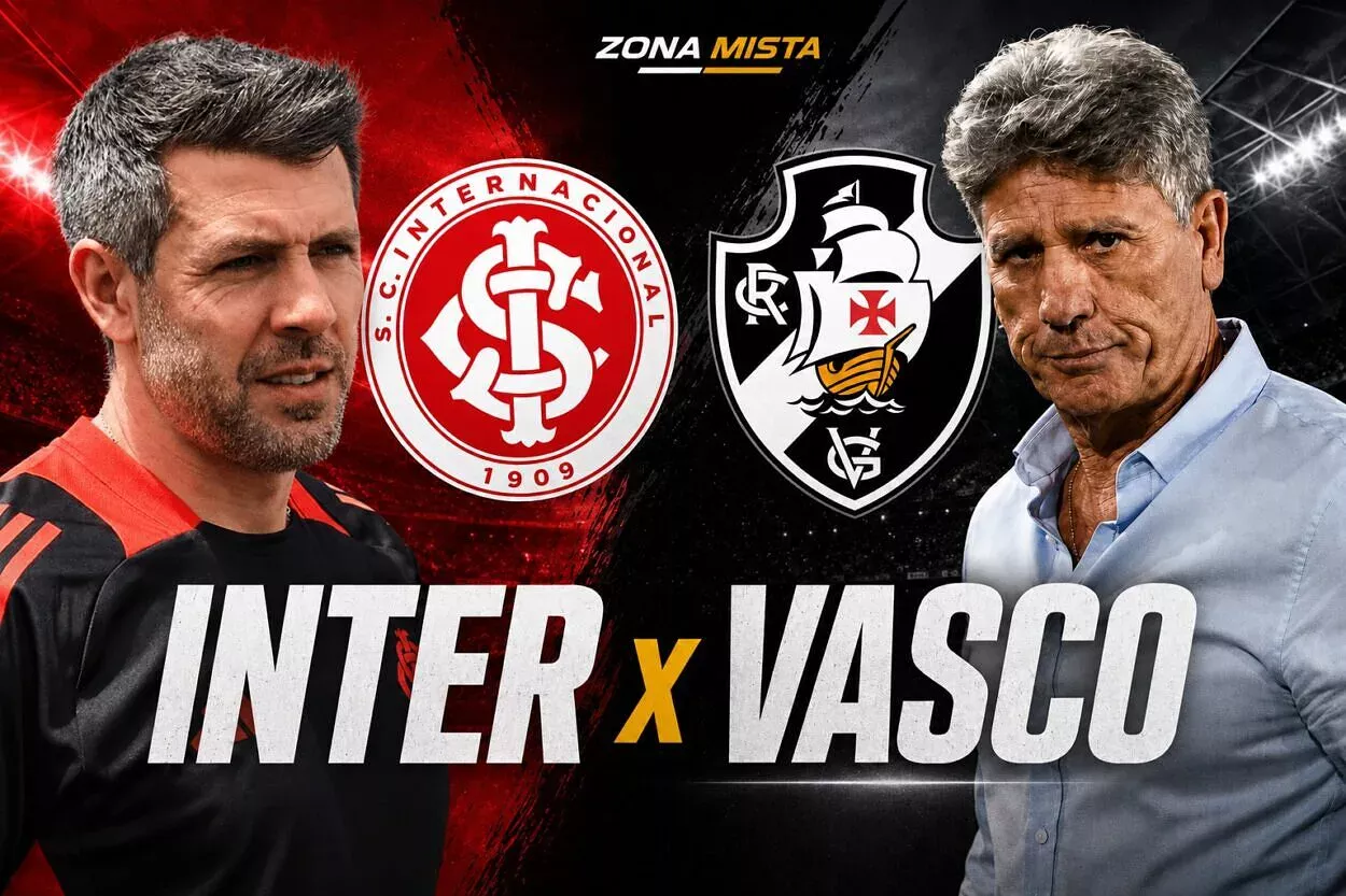 Paulo Pezzolano de Inter pega o Vasco de Renato Portaluppi