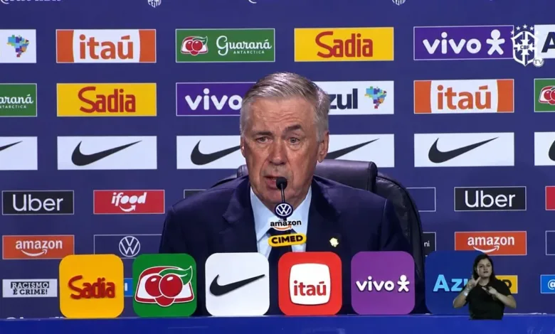 Carlo Ancelotti, treinador do Brasil