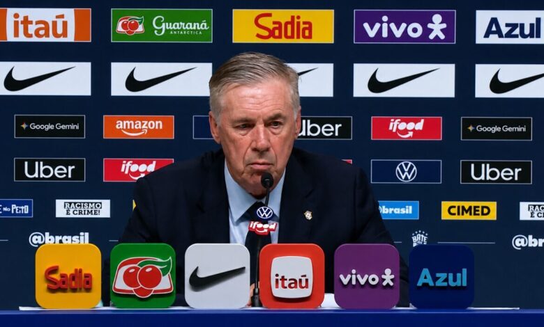 Carlo Ancelotti, treinador do Brasil