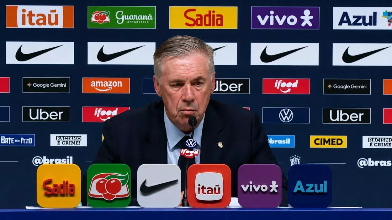 Carlo Ancelotti, treinador do Brasil