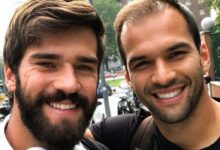 Alisson e Muriel Becker, ex-goleiros do Inter