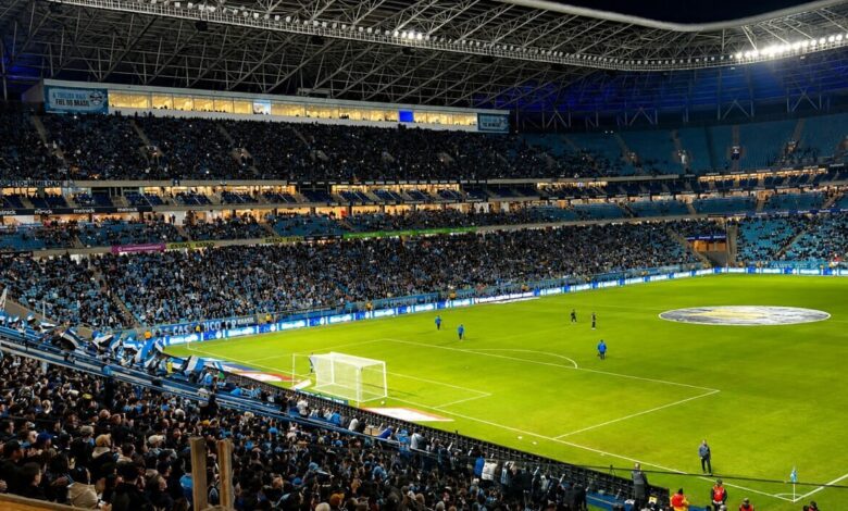 Arena do Grêmio registra maior publico da temporada contra o Santos