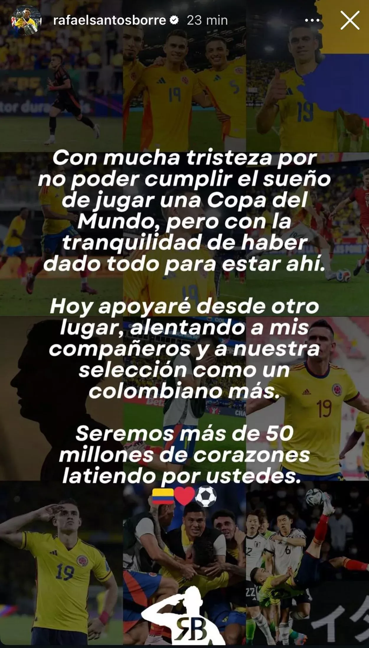 Borré lamenta corte da Copa do Mundo e expõe tristeza no Inter Rafael Borré se manifesta após ser cortado da Copa do Mundo 2026