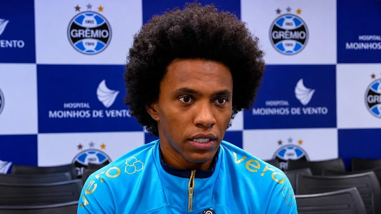 Grêmio ganha reforço de Willian para decisão contra o City Torque Willian jogador do Grêmio