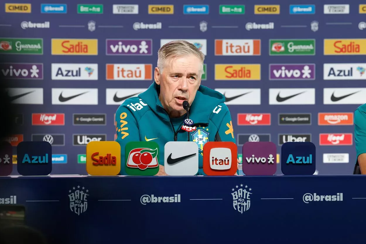 Ancelotti no Brasil