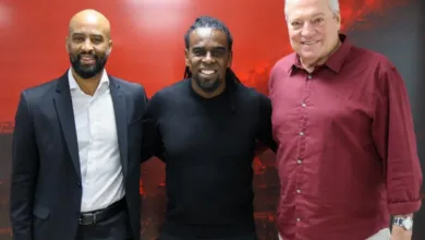 Tinga se emociona em discurso no lançamento do projeto do CT do Inter: "Maior herança" Tinga pelo Inter
