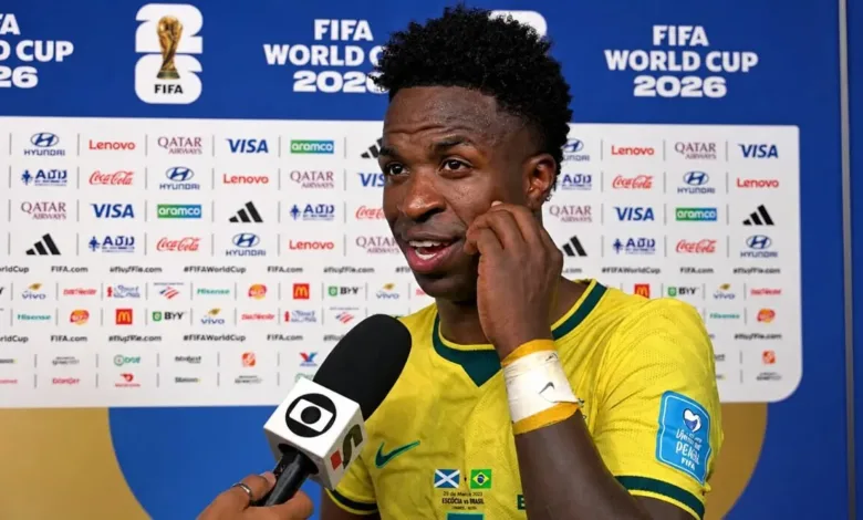 Brasil já sabe possíveis adversários e data do jogo das oitavas se vencer o Japão Vini Jr, Brasil