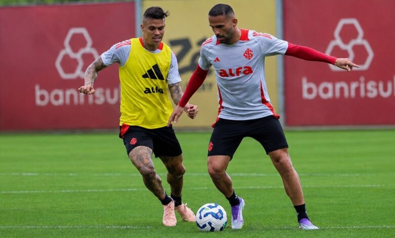 Richard e Thiago Maia, jogadores do Inter