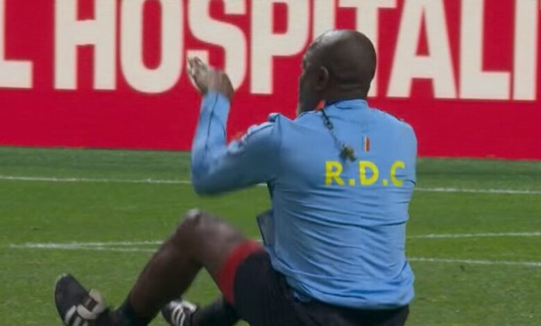 Algoz do Inter, Kidiaba repete comemoração após classificação do Congo na Copa; veja Mazembe