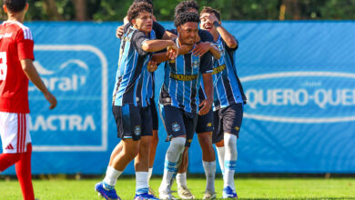 Grêmio vence o Inter por 2x1 e sai em vantagem na final do Gauchão Sub-17; veja os gols Grêmio hoje