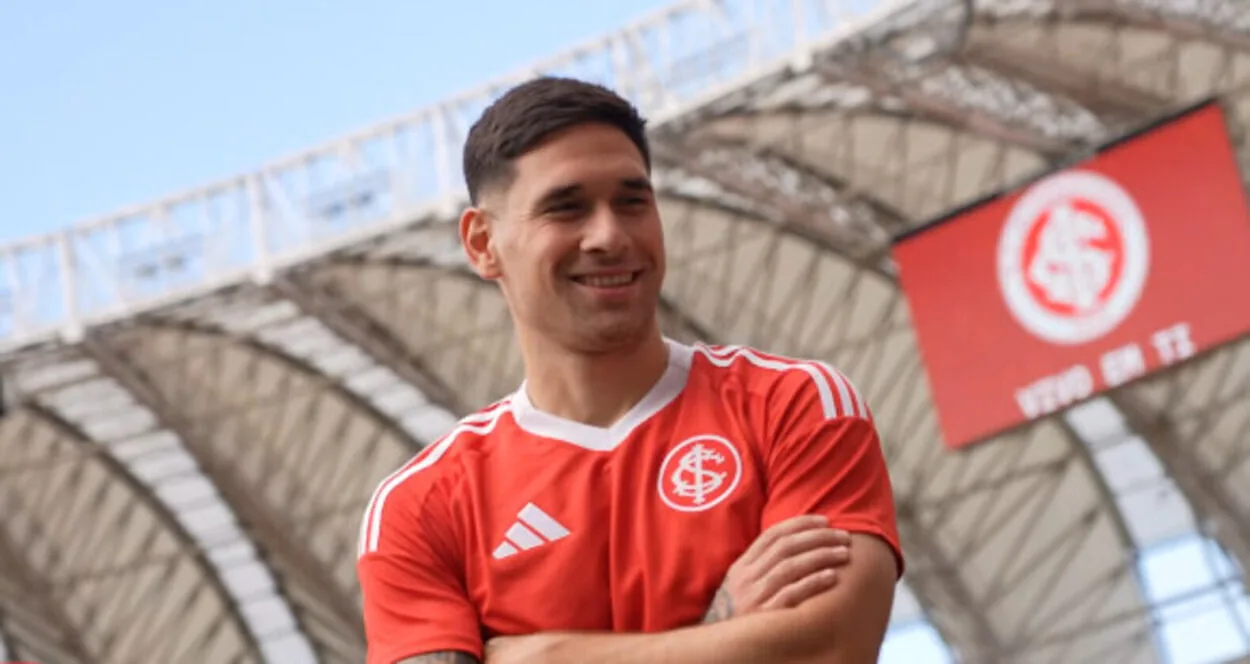 Números de Villagra ganham força no Inter e recorte chama atenção no meio-campo Villagra do Inter