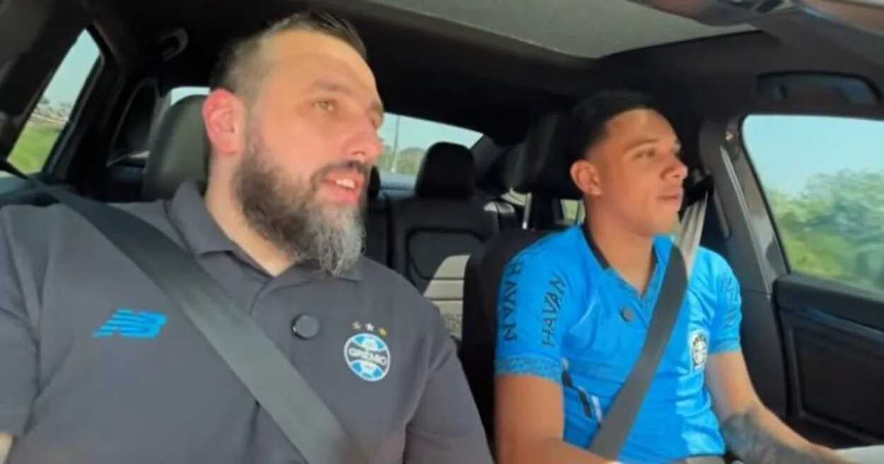 Viery estreia novo quadro no Grêmio, explica origem do nome e diz viver sonho Viery pelo Grêmio