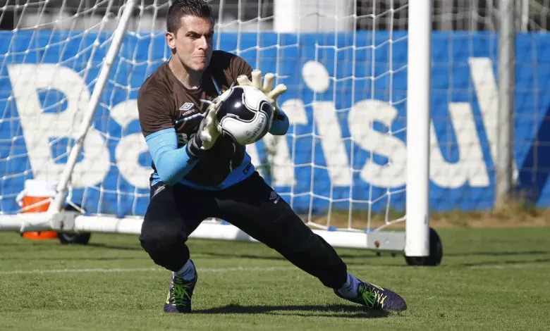 Marcelo Grohe divulga amistoso do Grêmio contra o Cascavel: "Grande espetáculo" Marcelo Grohe na mira do Grêmio