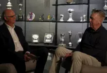 Falcão e Ancelotti juntos